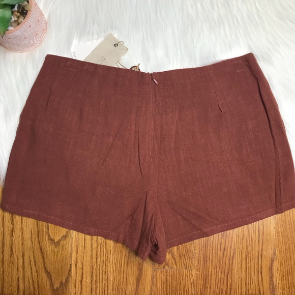 ❌SOLD MOON RIVER | Rust Shorts Size Large NWT - Picture 6 of 8